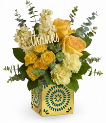 Teleflora's Shimmer Of Thanks Bouquet from Swindler and Sons Florists in Wilmington, OH